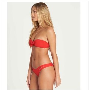 Red Billabong Bikini Bottoms
